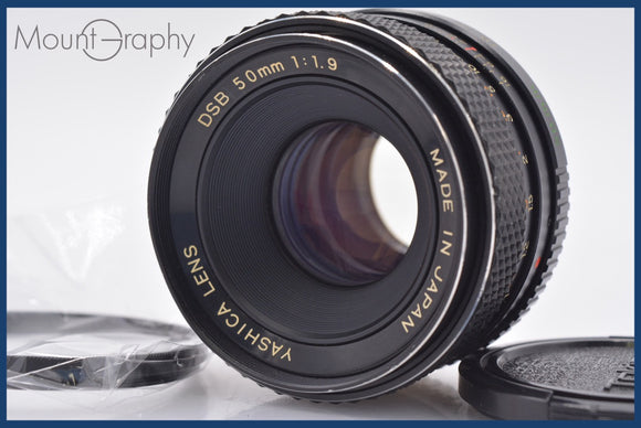 ★特別特価★ ヤシカ YASHICA DSB 50mm F1.9 前後キャップ&レンズフィルター付 コンタックスY/C用 同梱可 #am1826