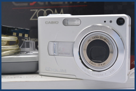 ★極上美品★ カシオ CASIO EXILIM EX-Z40 3x 元箱、バッテリー、取扱説明書付属 ★完動★同梱可 #am1827