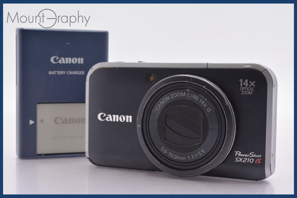 ★極上美品★ キヤノン Canon PowerShot SX210 IS 14x バッテリー付属 同梱無料 #am1857