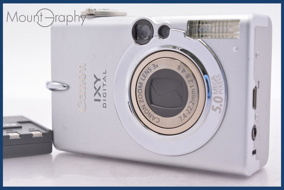 ★極上美品★ キヤノン Canon IXY DIGITAL 500 3x バッテリー付属 ★完動★同梱無料 #am1865