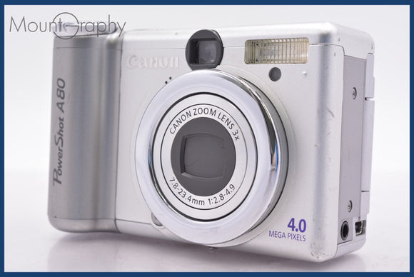 ★ジャンク特価★ キヤノン Canon PowerShot A80 3x 単三電池仕様 同梱無料 #am1874