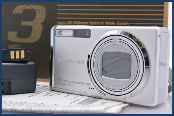 ★実用美品★ リコー RICOH Caplio R3 7.1x 元箱、バッテリー、充電器、取扱説明書付属 同梱無料 #am1892