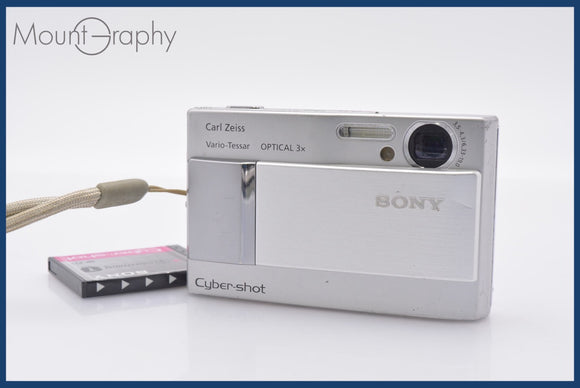 ★極上美品★ ソニー SONY Cyber-shot DSC-T10 3x バッテリー付属 ★完動★同梱無料 #am1905