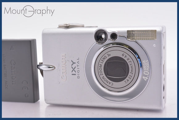 ★極上美品★ キヤノン Canon IXY DIGITAL 400 3x バッテリー、ストラップ、メモリカード付 ★完動★同梱無料 #am1957