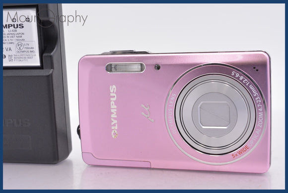 ★極上美品★ オリンパス OLYMPUS μ-5010 5x バッテリー、充電器付属（充電器の線は付属していません） 同梱無料 #am1964