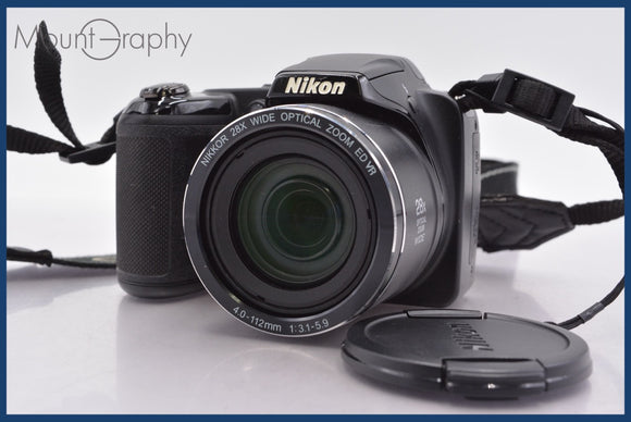 ★極上美品★ ニコン Nikon COOLPIX L340 28x 単三電池仕様 前キャップ付 ★完動★同梱無料 #am1986