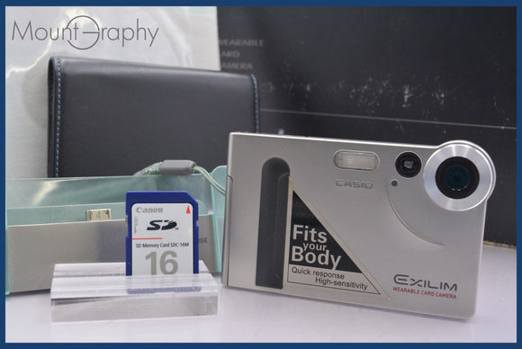 ★極上美品★ カシオ CASIO EXILIM EX-S1 元箱、メモリーカード、取扱説明書付属 ★完動★同梱無料 #am2003