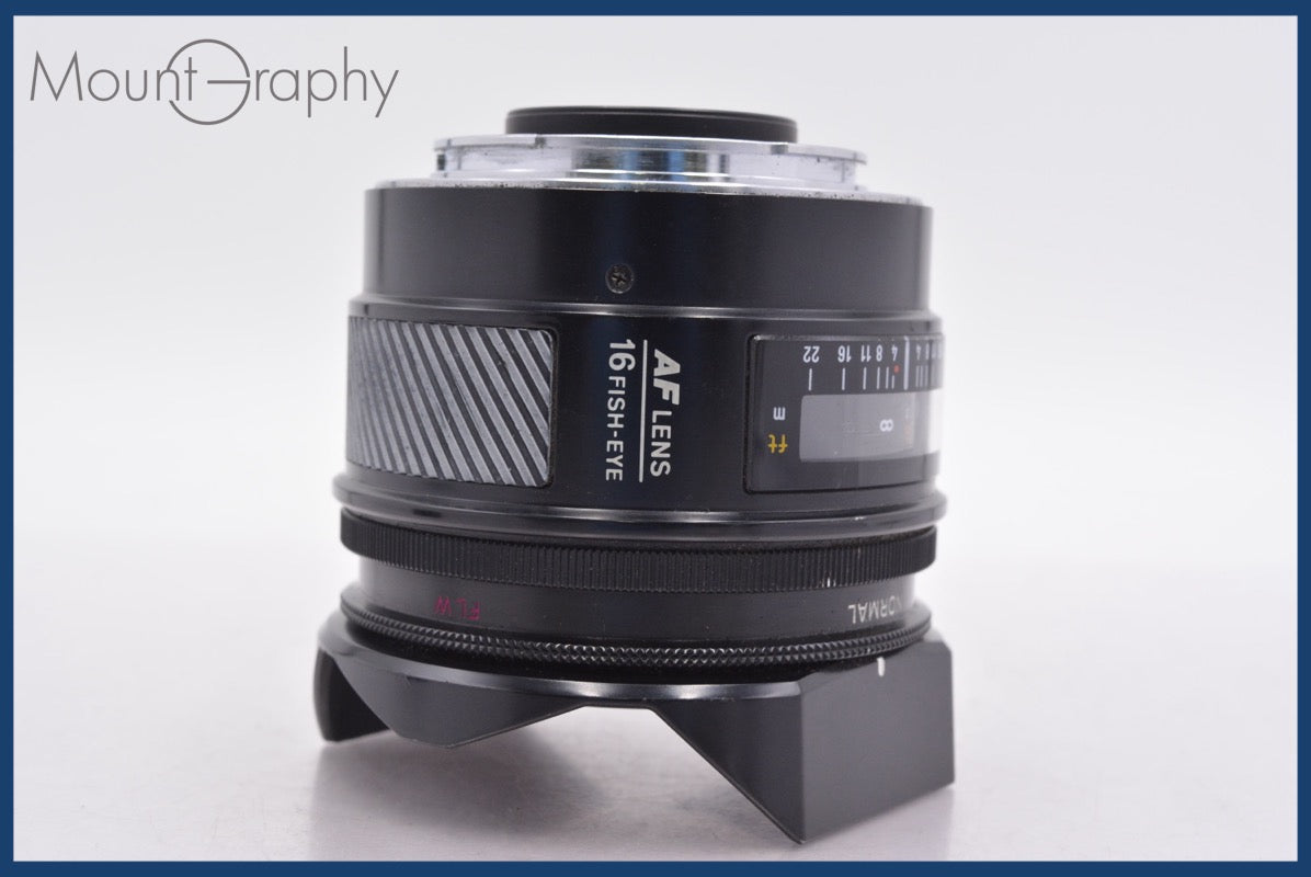 ☆極上美品☆ ミノルタ MINOLTA AF FISH-EYE 16mm F2.8 後キャップ付