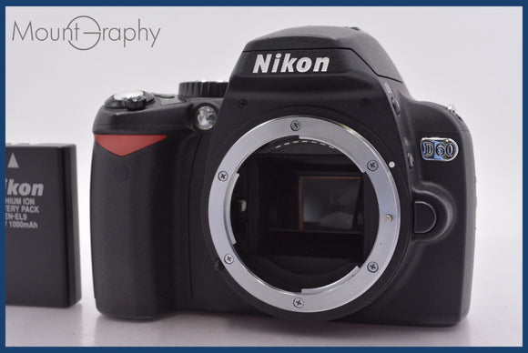 ★極上美品★ ニコン Nikon D60 バッテリー、メモリカード付 ★完動★同梱無料 #am2468 ☆極上美品☆ ニコン Nikon D60 バッテリー、メモリカード付 ☆完動
