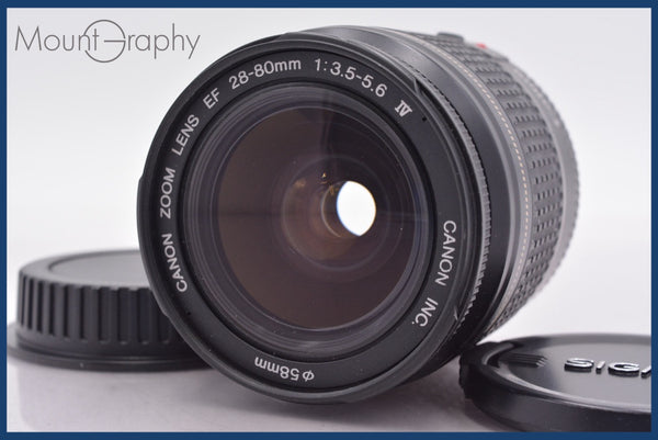 ☆ジャンク特価☆ キヤノン Canon EF 28-80mm F3.5-5.6 IV USM 前後