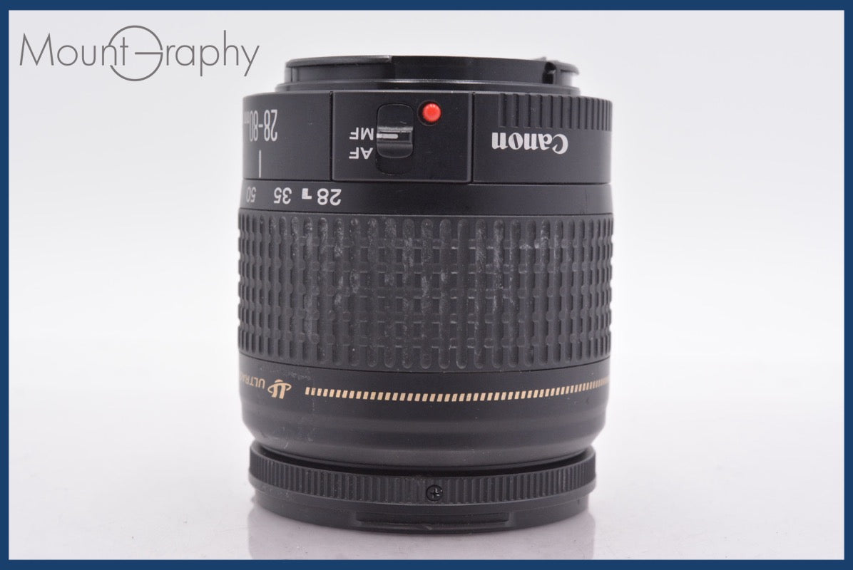 CANON キヤノン EF 28-80mm （ジャンク品） ☆ジャンク特価☆ キヤノン Canon EF 28-80mm F3.5-5.6 IV USM 前後