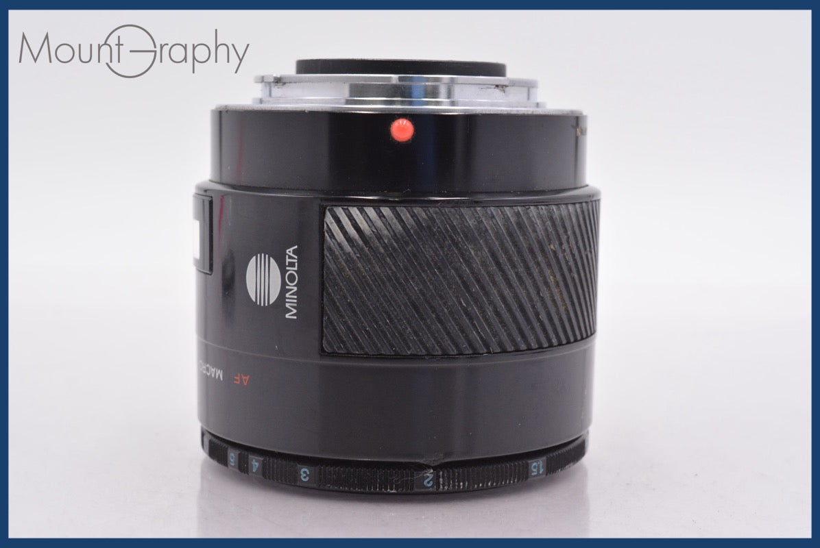 ☆極上美品☆ ミノルタ MINOLTA AF MACRO 50mm F2.8 前後キャップ