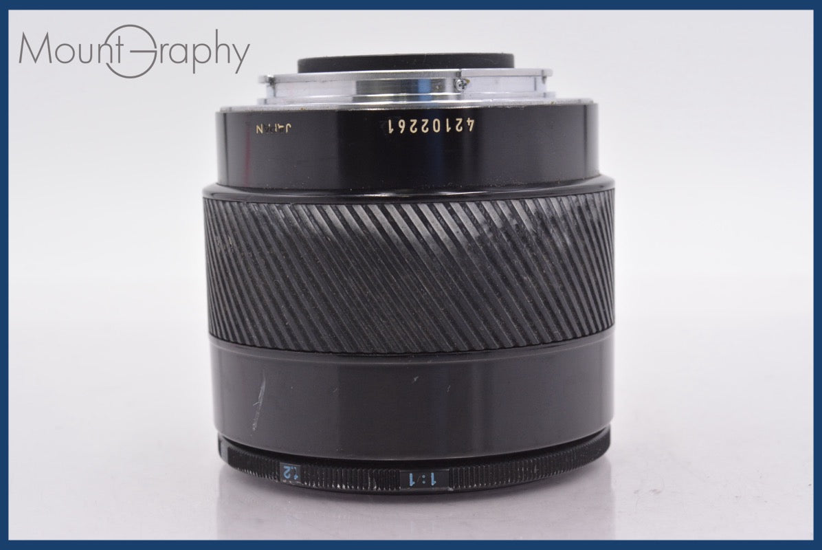 ☆極上美品☆ ミノルタ MINOLTA AF MACRO 50mm F2.8 前後キャップ