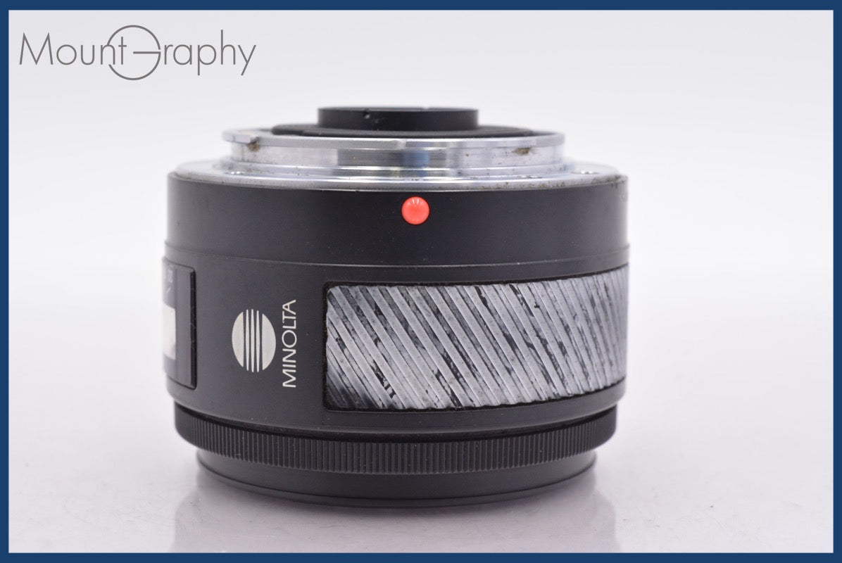 ☆良品☆ ミノルタ MINOLTA AF 28mm F2.8 前後キャップ&レンズ