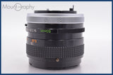 【動作保証】 キヤノン Canon FD 50mm F1.4 S.S.C. 同梱無料 #am3072