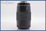 【動作保証】 ミノルタ MINOLTA AF ZOOM 75-300mm F4.5-5.6 元箱、前後キャップ&amp;レンズフィルター、取扱説明書（英語表記）付属 #am3292