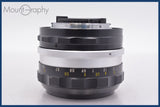 【動作保証】 ニコン Nikon NIKKOR-S.C Auto 50mm F1.4 非Ai 前後キャップ&amp;レンズフィルター付 同梱無料 #am3342
