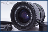【動作保証】 キヤノン Canon NEW FD 35-70mm F3.5-4.5 前後キャップ&amp;レンズフィルター付 同梱無料 #am3417