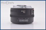 【美品・動作保証】 キヤノン Canon EF 28mm F2.8 前後キャップ&amp;レンズフィルター付 同梱無料 #am3463