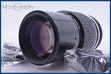 【動作保証】 ニコン Nikon NIKKOR 200mm F4 Ai 前後キャップ&amp;レンズフィルター付 同梱無料 #am3575