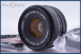 【動作保証】 キヤノン Canon NEW FD 50mm F2 前後キャップ&amp;レンズフィルター付 同梱無料 #am3598