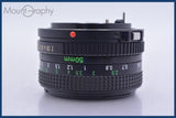 【動作保証】 キヤノン Canon NEW FD 50mm F2 前後キャップ&amp;レンズフィルター付 同梱無料 #am3598