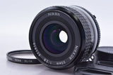 【動作保証】 ニコン Nikon NIKKOR 35mm F2.8 Ai 前後キャップ&amp;レンズフィルター付 同梱無料 #am3671