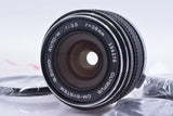 【動作保証】 オリンパス OLYMPUS OM-SYSTEM G.ZUIKO AUTO-W 28mm F3.5 前後キャップ&amp;レンズフィルター付 同梱無料 #am3676