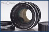 ミノルタ MINOLTA AUTO ROKKOR-PF 55mm F1.8 前後キャップ&amp;レンズフィルター付 同梱無料 #am3743