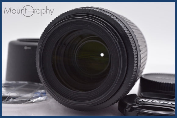 ★良品★ ニコン Nikon AF-S NIKKOR  DX 55-200mm F4-5.6 G ED VR 前後キャップ&レンズフィルター、レンズフード付 ★完動★同梱可 #am393