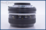 【動作保証】 ニコン Nikon NIKKOR 50mm F2 Ai 前後キャップ&amp;レンズフィルター付 同梱無料 #am3944