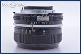 【動作保証】 ニコン Nikon NIKKOR 50mm F2 Ai 前後キャップ&amp;レンズフィルター付 同梱無料 #am3944