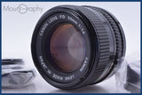 【動作保証】 キヤノン Canon NEW FD 50mm F1.4 前後キャップ&amp;レンズフィルター付 同梱無料 #am3994