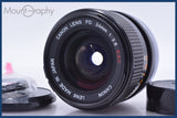 【動作保証】 キヤノン Canon FD 24mm F2.8 S.S.C. 前後キャップ&amp;レンズフィルター付 同梱無料 #am4000
