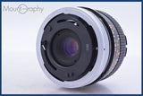 【動作保証】 キヤノン Canon FD 35mm F3.5 S.C. 元箱、ケース、前後キャップ&レンズフィルター付 同梱無料 #am4068