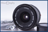 【動作保証】 キヤノン Canon NEW FD 28mm F2.8 前後キャップ&amp;レンズフィルター付 同梱無料 #am4090