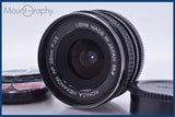 【動作保証】 コニカ KONICA HEXANON AR 28mm F3.5 前後キャップ&amp;レンズフィルター付 同梱無料 #am4112