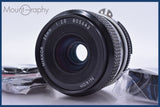 【動作保証】 ニコン Nikon NIKKOR 35mm F2.8 Ai 前後キャップ&amp;レンズフィルター&amp;フード付 同梱無料 #am4135