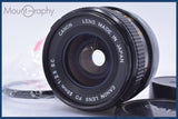 【動作保証】 キヤノン Canon FD 28mm F2.8 S.C. 前後キャップ&amp;レンズフィルター付 同梱無料 #am4190