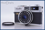 【動作保証】 ミノルタ MINOLTA HI-MATIC F E 40mm F1.7 レンズフィルター付 同梱無料 #am4234