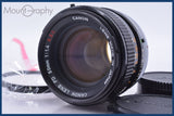 【動作保証】 キヤノン Canon FD 50mm F1.4 S.S.C. 前後キャップ&amp;レンズフィルター付 同梱無料 #am4408