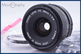 【動作保証】 キヤノン Canon NEW FD 28mm F2.8 前後キャップ&amp;レンズフィルター付 同梱無料 #am4410