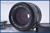 【動作保証】 キヤノン Canon NEW FD 50mm F1.4 前後キャップ&amp;レンズフィルター付 同梱無料 #am4429