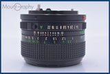 【動作保証】 キヤノン Canon NEW FD 50mm F1.4 前後キャップ&amp;レンズフィルター付 同梱無料 #am4429