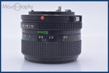 【動作保証】 キヤノン Canon NEW FD 50mm F1.4 前後キャップ&amp;レンズフィルター付 同梱無料 #am4429