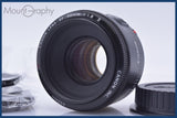 【動作保証】 キヤノン Canon EF 50mm F1.8 II 前後キャップ&amp;レンズフィルター付 同梱無料 #am4440