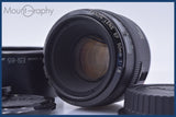 【動作保証】 キヤノン Canon EF 50mm F1.8 前後キャップ&amp;レンズフィルター&amp;フード付 同梱無料 #am4441