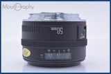 【動作保証】 キヤノン Canon EF 50mm F1.8 前後キャップ&amp;レンズフィルター&amp;フード付 同梱無料 #am4441