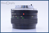 【動作保証】 ミノルタ MINOLTA MC W.ROKKOR 28mm F2.8 前後キャップ&amp;レンズフィルター付 同梱無料 #am4842
