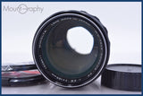 【動作保証】 ミノルタ MINOLTA MC TELE ROKKOR-PF 135mm F2.8 前後キャップ&amp;レンズフィルター付 同梱無料 #am4875